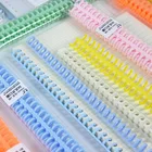 Спиральные кольца с 30 отверстиями, 5 шт., для упаковок A4, A5, A6, с 30 отверстиями, канцелярские принадлежности, офисные принадлежности, пластиковые переплетные кольца с листьями