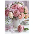 Сделай Сам: квадратная дрель Алмазная вышивка крестиком на рисунке, полный 100% крышка с вышивкой 