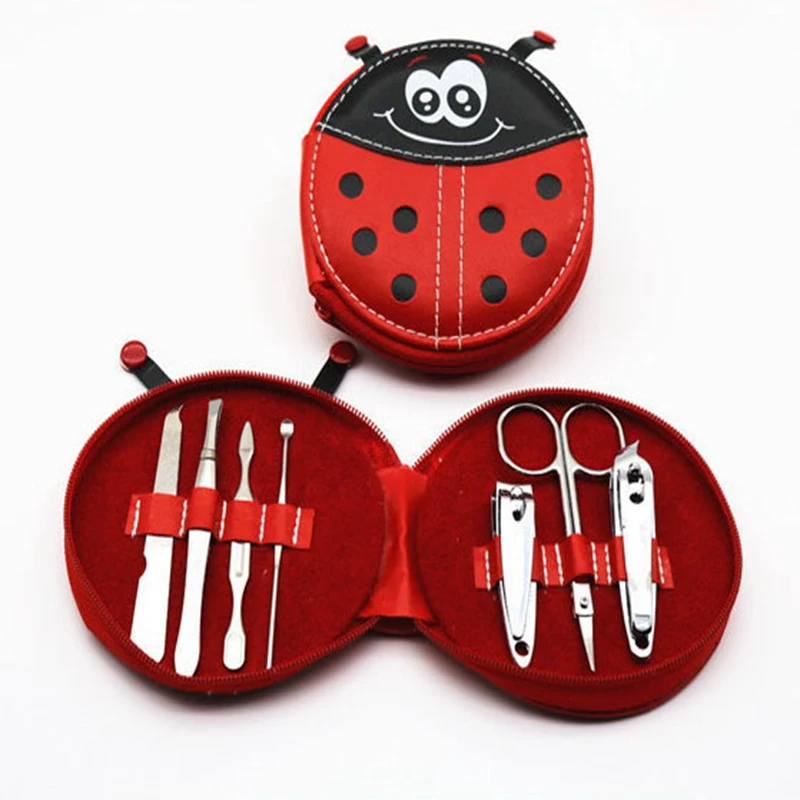 7 шт./компл. мультфильм прекрасный маникюрный набор 4 стиля маникюрные наборы для