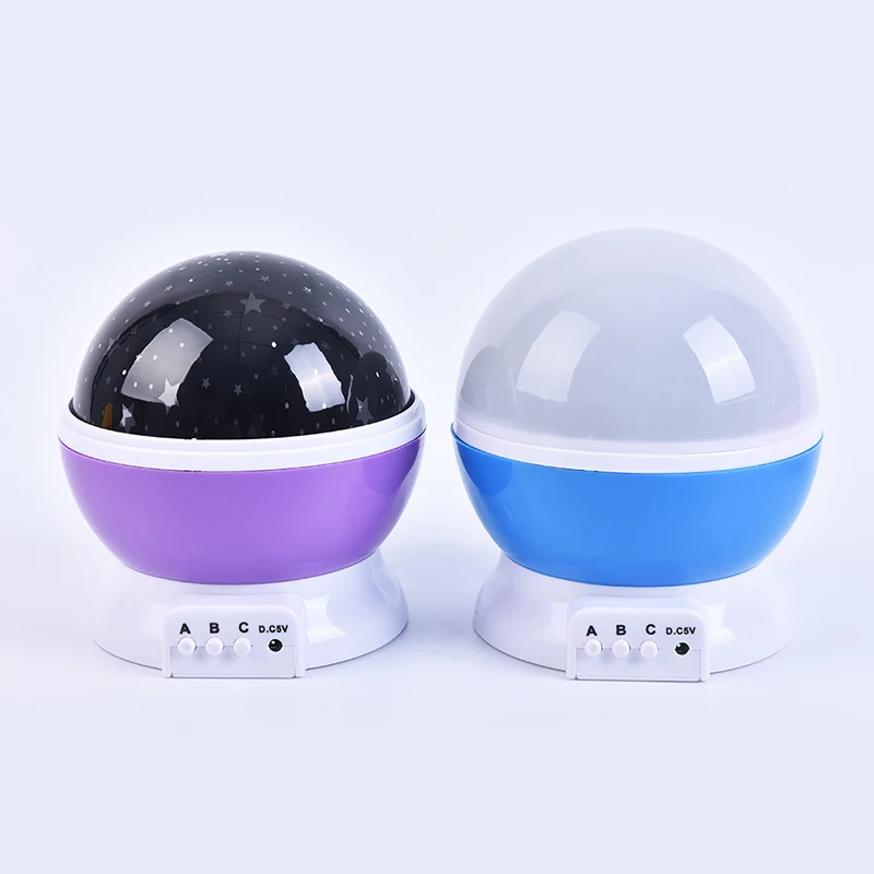 

LED Night Light Rotating Projector Starry Sky Star Light Moon Lamp Master Projection Baby Sleep Lights Birthday Gift