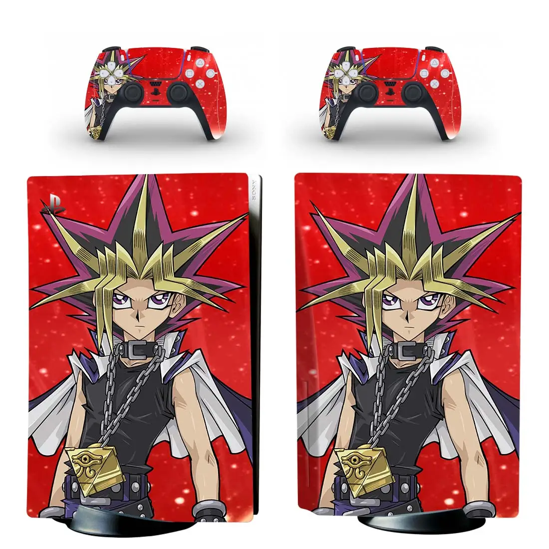 

Yu-Gi-Oh PS5 Disc Skin Sticker for Playstation 5 Console & 2 Controllers Decal Vinyl Protective Disk Skins