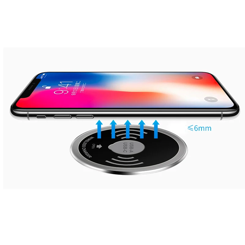 

Dual USB phone laptop universal mobile phone fast QI charging Furniture Embedded desktop wireless charger