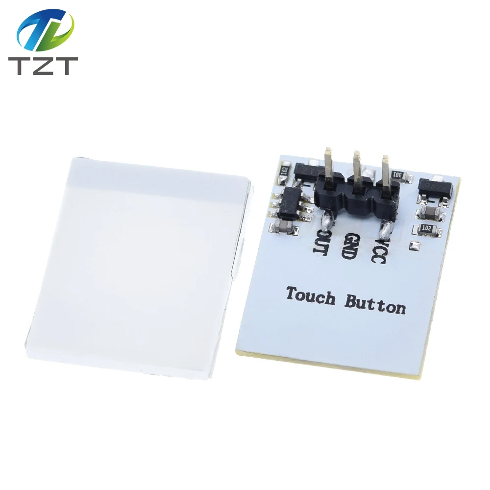 Сенсорный модуль зеленый синий красный и желтый цвета RGB емкостная кнопка
