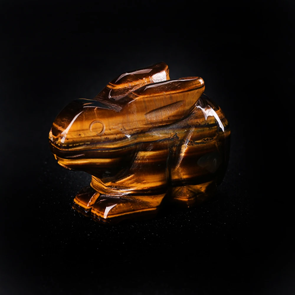 

Natural Hand Carved Polished Quartz Crystal Rabbit Figurine Rose Quartz Clear Quartz Rabbit Crafts Healing Crystal Home Decora