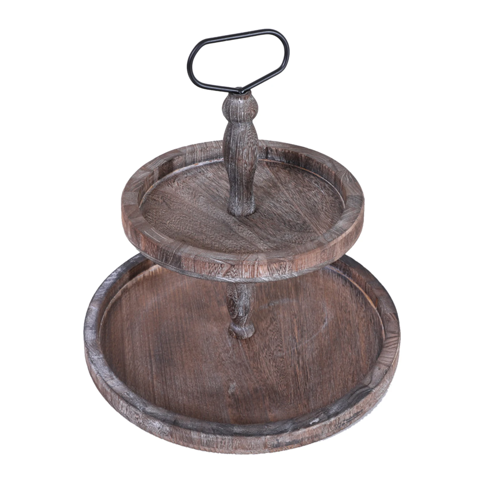 Удобный декоративный Органайзер с металлической ручкой деревянный