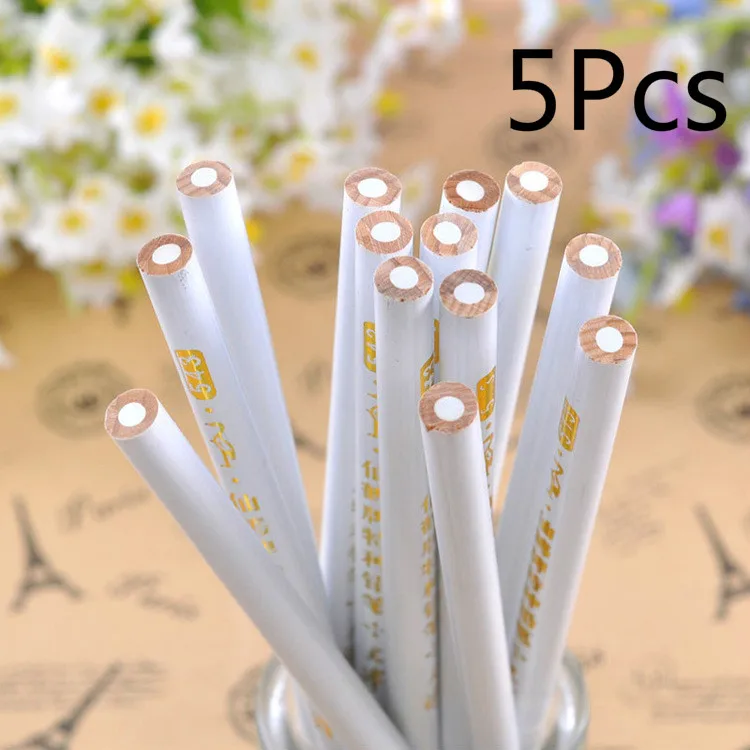 5Pcs Dotting Pens 5 шт., стразы для дизайна ногтей, ручка для сбора драгоценных камней, инструмент для раскрашивания кристаллов, восковой карандаш, деревянные стразы, Треугольные пластиковые пластины для маникюра - Цвет: 5Pcs Dotting Pens