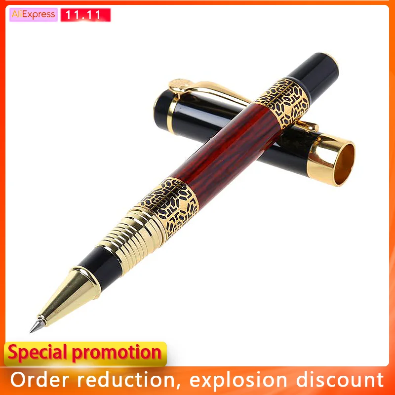 

Luxury Heavy Feel Metal Ballpoint Pens School Business Office Signature Roller Pen Writing Ballpen Student Stationery Supplies I