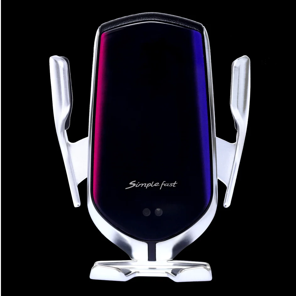 

Smart sensor wireless charger car phone holder