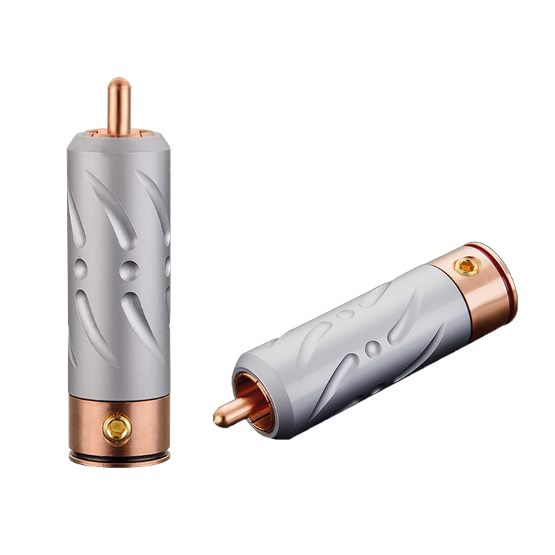 Viborg X 4 шт. VR109 разъем RCA из чистой меди Без припоя|connector adapter|adapter rcaconnector plug |