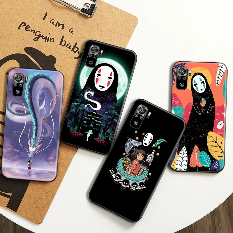 

Cartoon Spirited Away Totoro Shell Phone Case for Xiaomi Redmi 10X 4G 5G 10X Pro 5G Note 10 10 Pro 10T 5G Back Cove Soft TPU