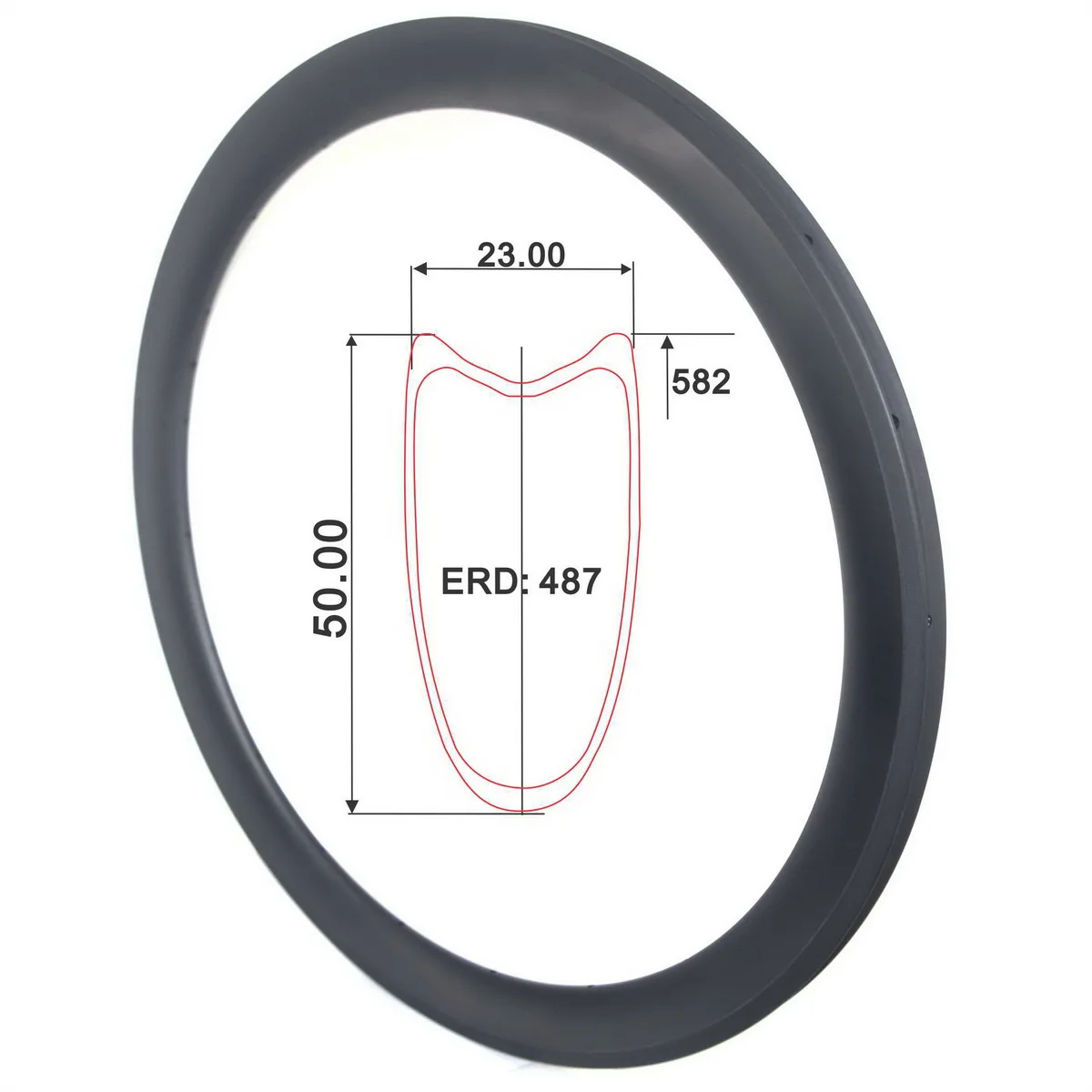Тайметек 650C В-тормоз Шоссейные обода из углеродного волокна 23 мм ширина 50 мм профиль Клинчер Тубулар Персонализированный велосипедный круг