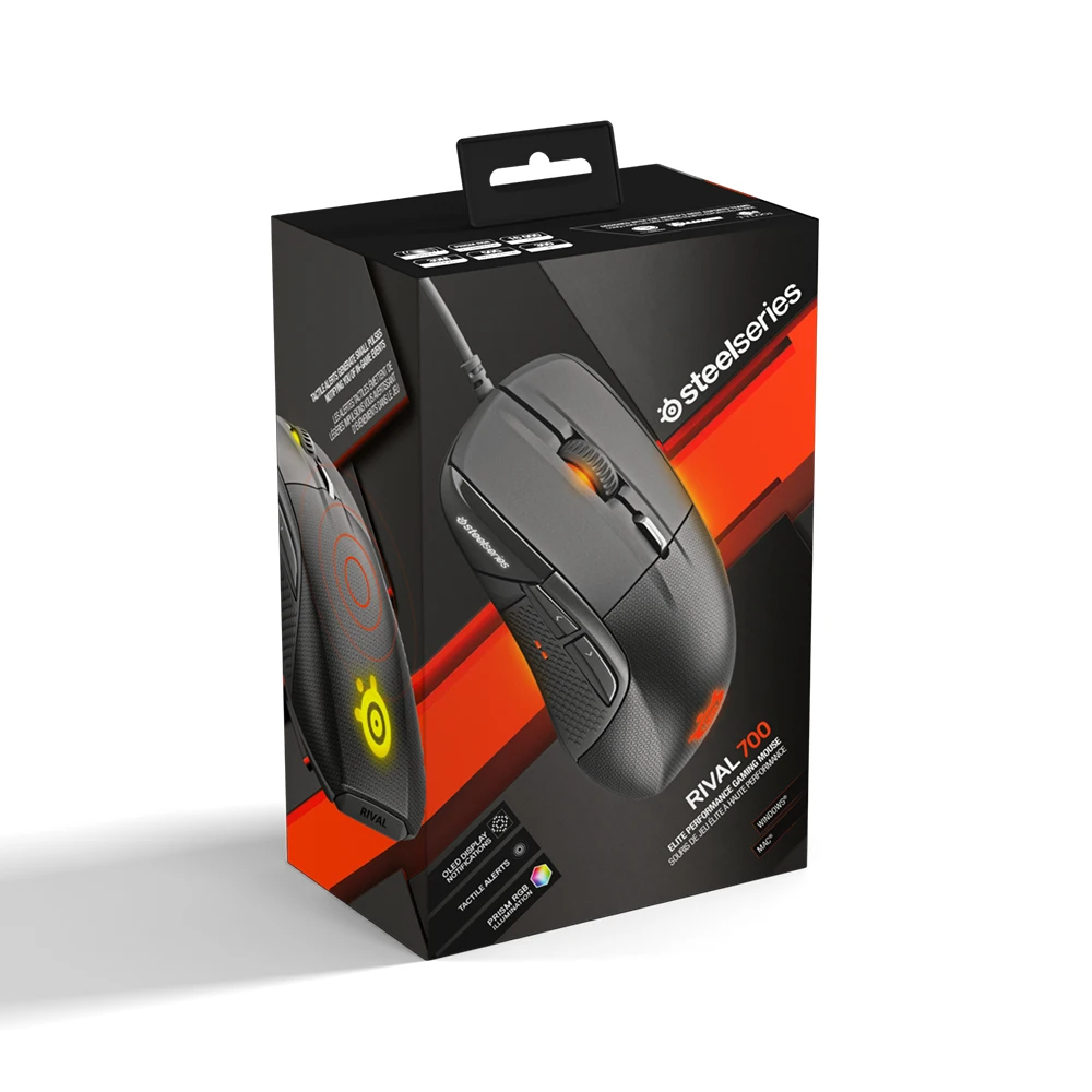 

Original SteelSeries Rival 700 Gaming Mouse Mice USB Wired 6500 DPI Optical Mouse Black Edition For FPS RTS MMO LOL Gamer Cheap