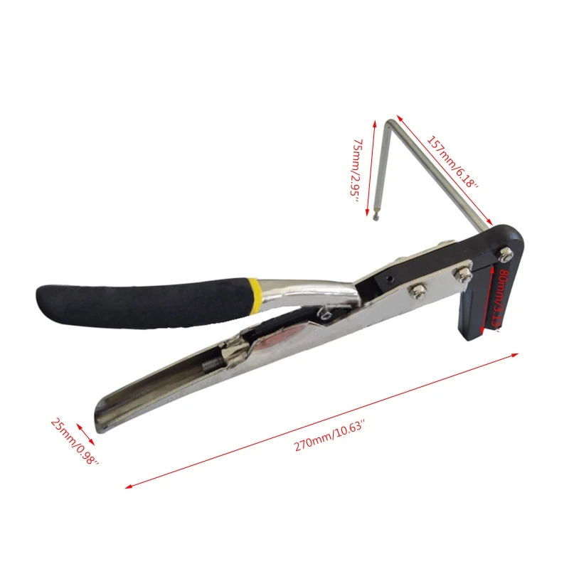 

8CM Bending Plier Manual Sheet Strip Arc/Angle Bender Steel Plier Clamp Channel Letter Tools Penguin Folding Plier