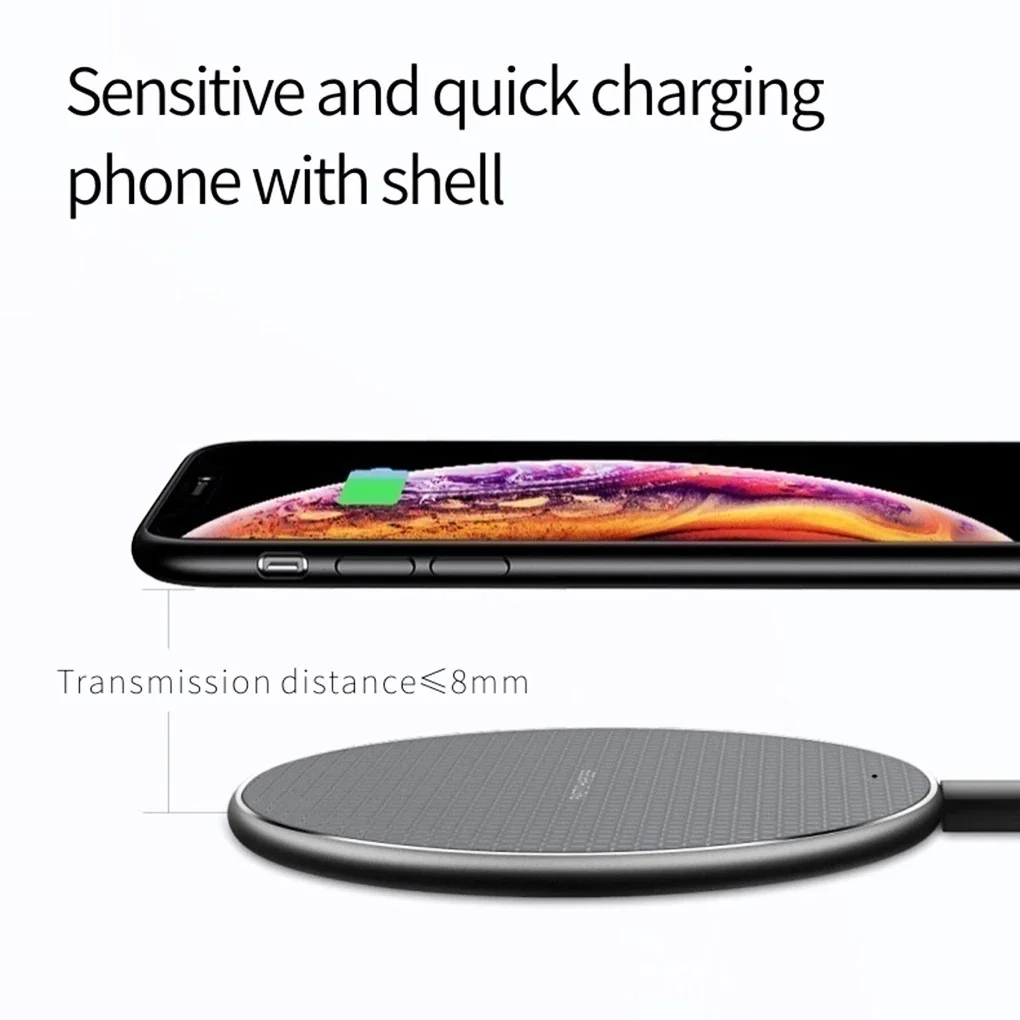 

KEPHE 10W Wireless Charger Fast Qi Wireless Phone Charger for iPhone 12 11 Pro Xs Max Wireless Charging Pad for Samsung S20