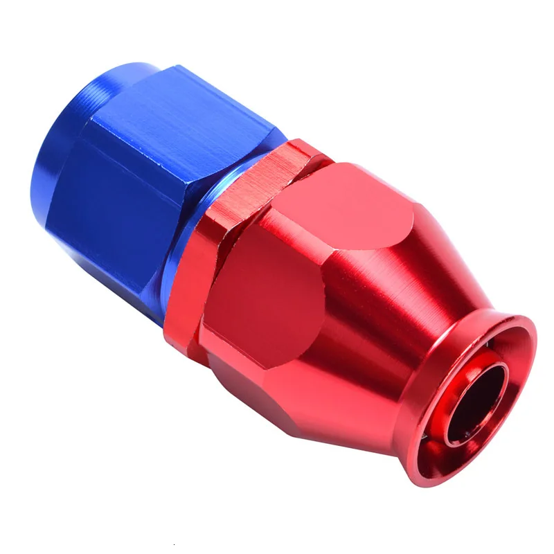 AN8 PTEF масляный топливный шланг фитинг адаптер алюминиевый прямой 90 градусов