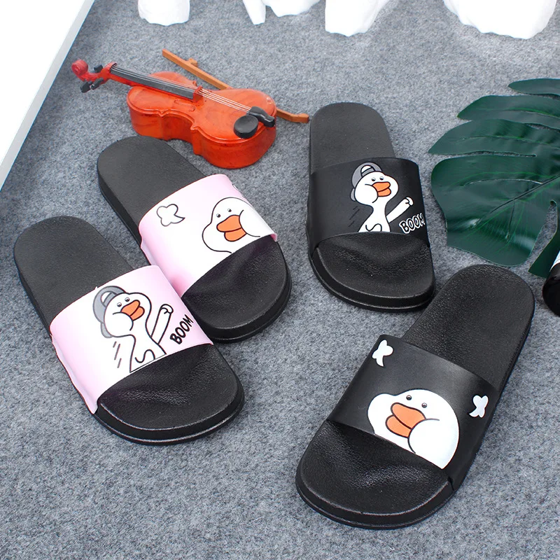 Новинка 2020 года Милые летние тапочки Тапочки с утками из мультфильма Домашняя