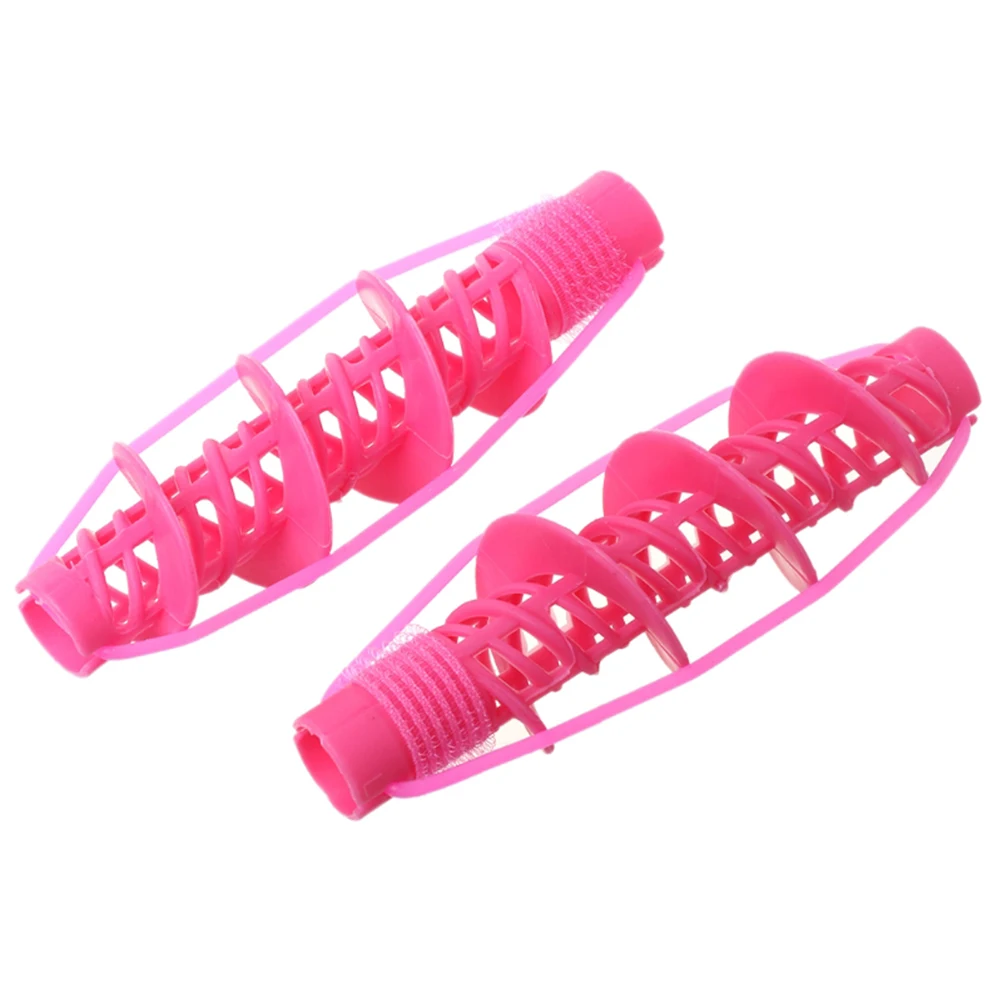 

4Pcs Hair Rollers Spiral Curling DIY Tool Hairdressing No Heat No Clip Styling Curls Roller Hair Curler Hair Rollers Bigoudis