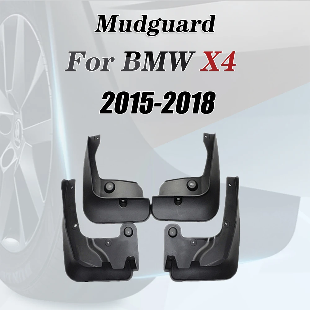 

Front Rear Car Mudflap for BMW X4 M40i M Sport F26 2015 2016 2017 2018 Fender Mud Guard Flap Splash Flaps Mudguards Accessories