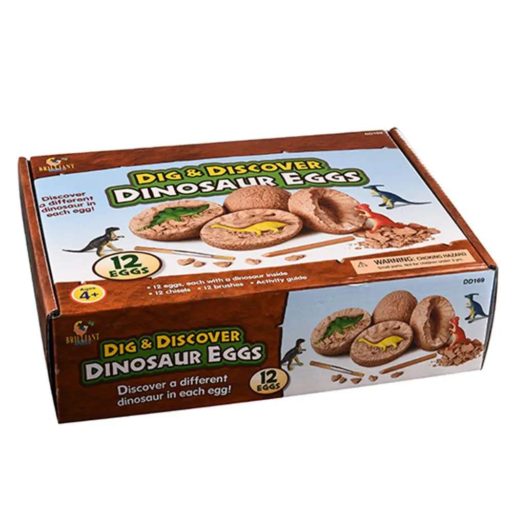 1 шт. динозавр яйца раскопки динозавры Fossil Dig Up Kit имитация тираннозавра Рекс