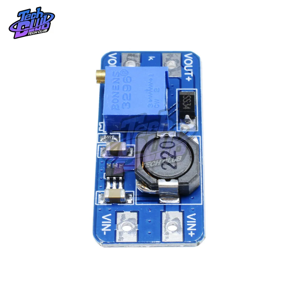 MT3608 Регулируемый усилитель конвертера модуль питания повышенная плата макс.