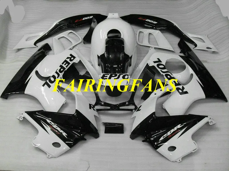 Комплект обтекателей для мотоцикла HONDA CBR600F3 97 98 CBR 600 F3 600F3 CBR600 1997 1998 Белый Черный