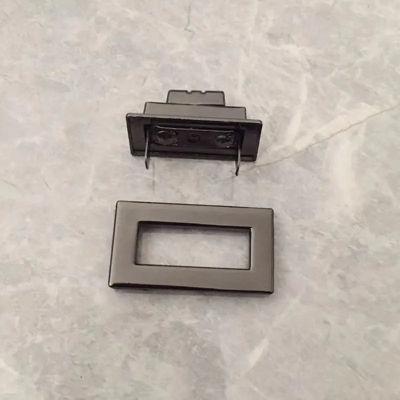 Rectangle hardware accessories Metal Clasp Turn Lock Twist Lock DIY Handbag Bag Purse Hardware Closure Bag Parts Accessories