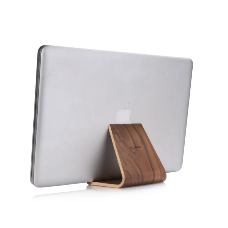 Портативная подставка SAMDI из березы деревянный держатель для телефона и планшета