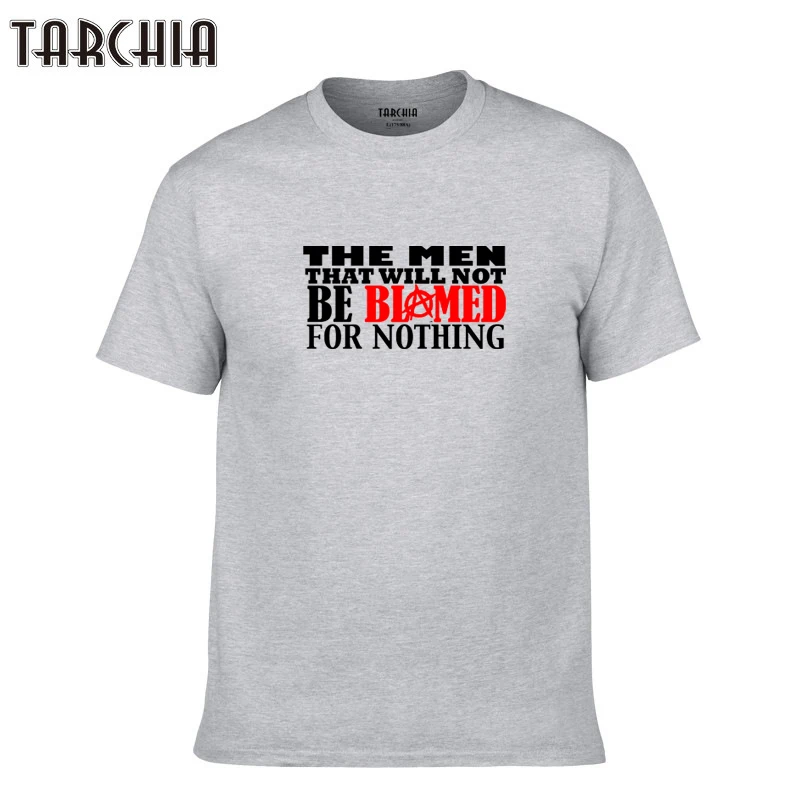 Футболка TARCHIA мужская с коротким рукавом хлопок брендовая тенниска Повседневная