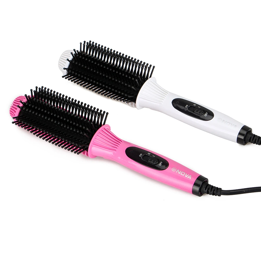 Фен для волос щетка с горячим воздухом стайлер выпрямитель расческа завивки