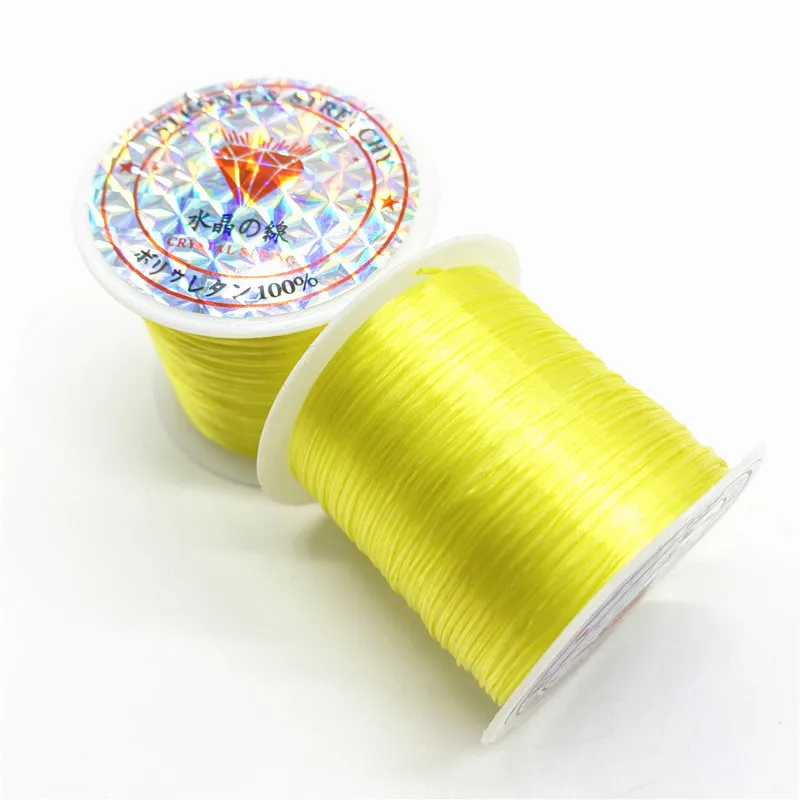 Леска эластичная с кристаллами для украшений шнур проволока браслетов