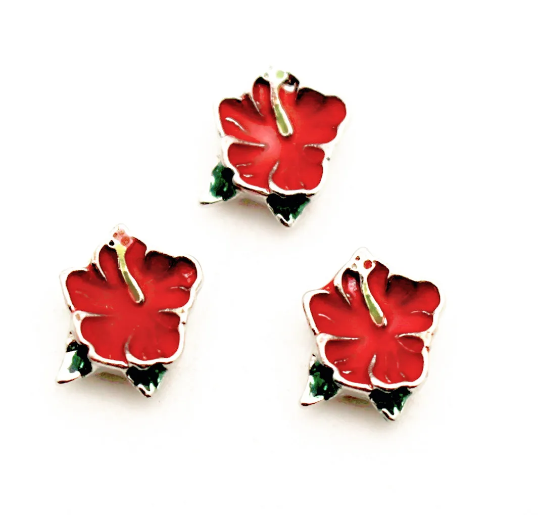 Новинка подвески из сплава с эмалью в виде цветка для женских украшений ожерелий