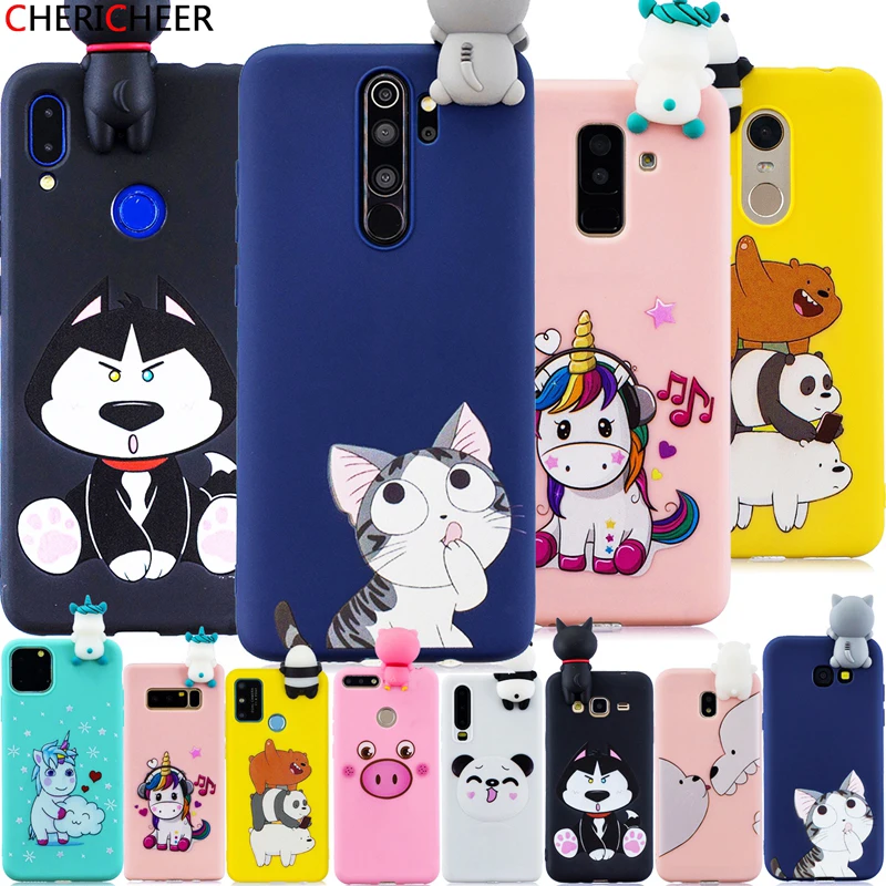 3D игрушка для кота из мультфильмов чехол Honor 20 Lite 20s 8 9 10 8A 8S 8C 8X 9X 9A фотоаппаратов