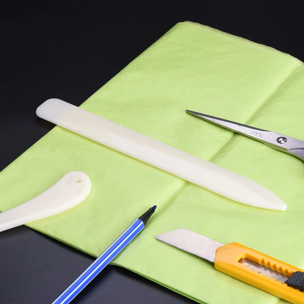 

New DIY Scrapbooking Card Making Photo Album Paper Folding Tool Letter Opener 2pcs/set Paper Creaser Set Crafts Edge Side Slicer