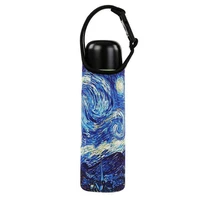 420ml sport water bottle cover portable insulator sleeve bag case pouch cup set