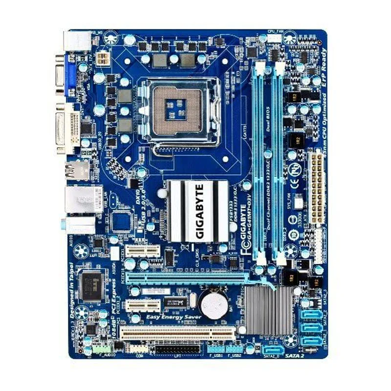 

Оригинальная десктопная Материнская плата GIGABYTE Socket GA-G41MT-D3V, Intel G41, DDR3, 8 ГБ, Core 2 Extreme/Core 2, четырехъядерный процессор SATA2, USB2.0, 775