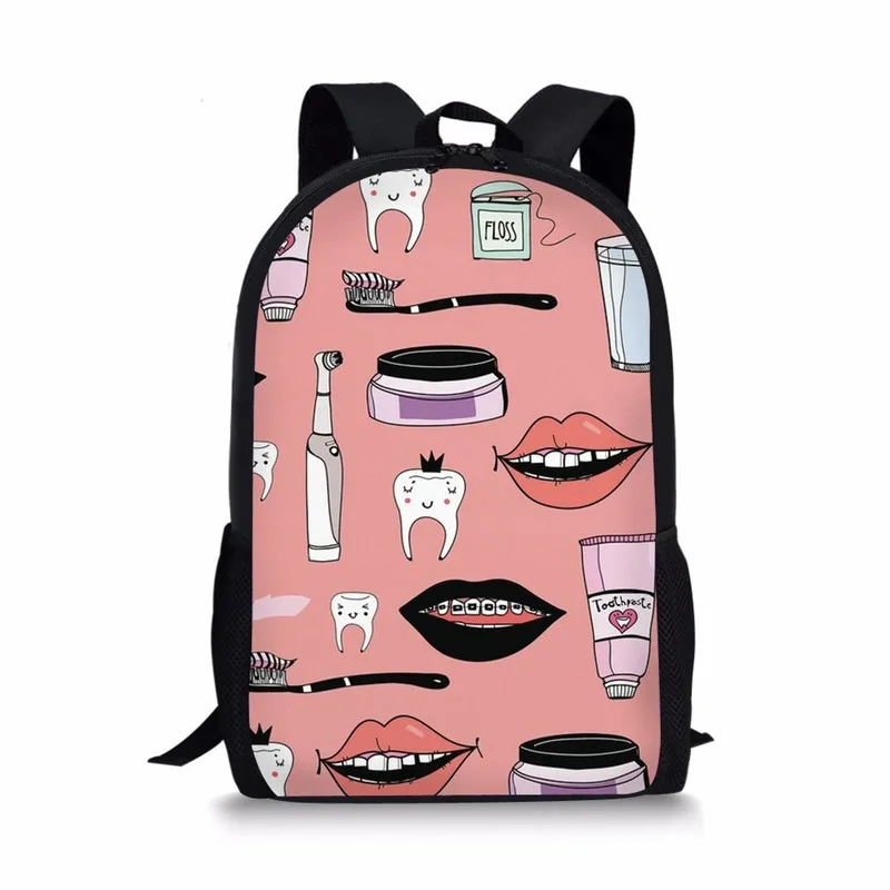 

Customized Children Primary School Bags for Teen Girls Students Dentist Cartoon Printing Schoolbags Mochila Infantil Backpacks 5