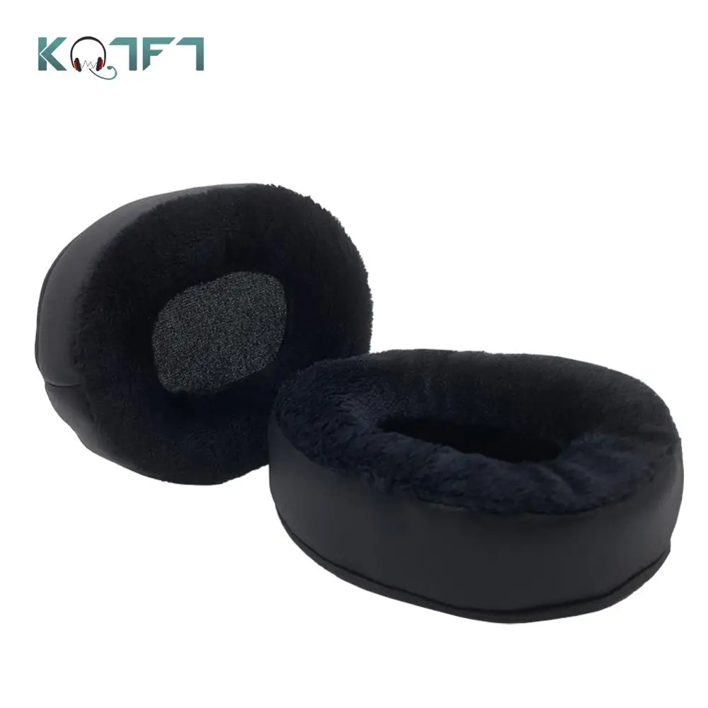 

KQTFT 1 Pair of Velvet Replacement EarPads for Edifier W800BT W808BT W855BT Headset Ear pads Earmuff Cover Cushion Cups