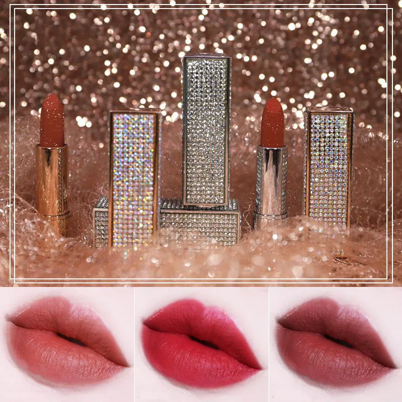 ZHENDUO 6 цветов Макияж для губ шелковая Атласная блестящая матовая губная помада