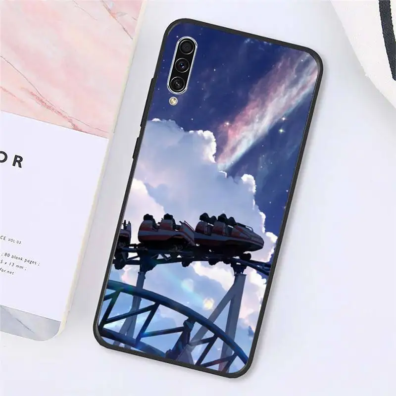

Moon starry sky sun creative illustration Phone Case For Samsung S 9 10 20 A 10 21 30 31 40 50 51 71 s note 20 j 4 2018 plus