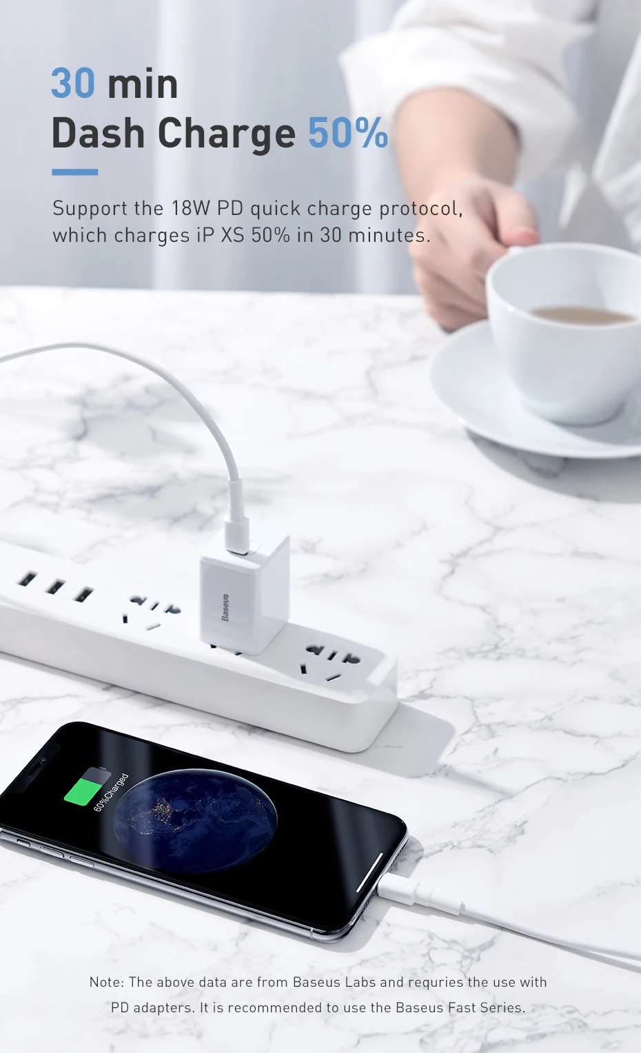 Baseus 18 Вт Быстрая зарядка USB-C для Lightning PD кабель для iPhone 11 Pro X Max зарядный кабель для передачи данных для Macbook iPad Pro USB шнур