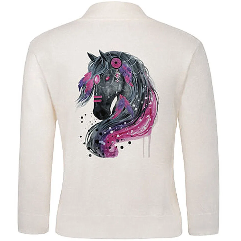 

3D Horse Patch T-shirt Iron On Patch Heat Transfer Sticker Applique DIY Clothing T-Shirt Decor Dresses Clothes Decoration3Q