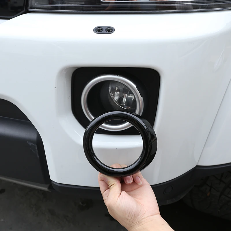 2 шт. для Land Rover Discovery 4 LR4 2014 2016 ABS Глянцевая черная передняя противотуманная фара