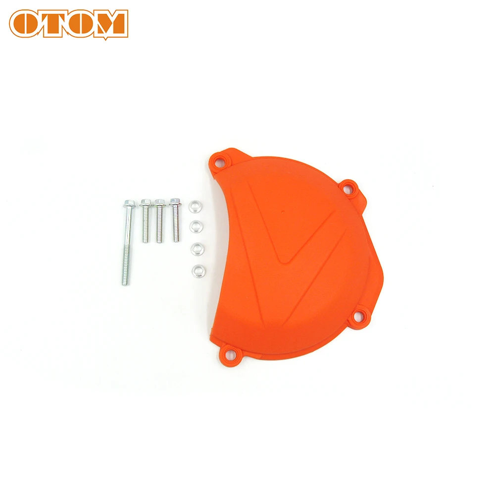 

OTOM NEW Motorcycle Clutch Cover For KTM 250 350 XCF SXF HUSQVARNA FC FX FE Pit Dirt Bike Engine Plastic Orange Protector Guard