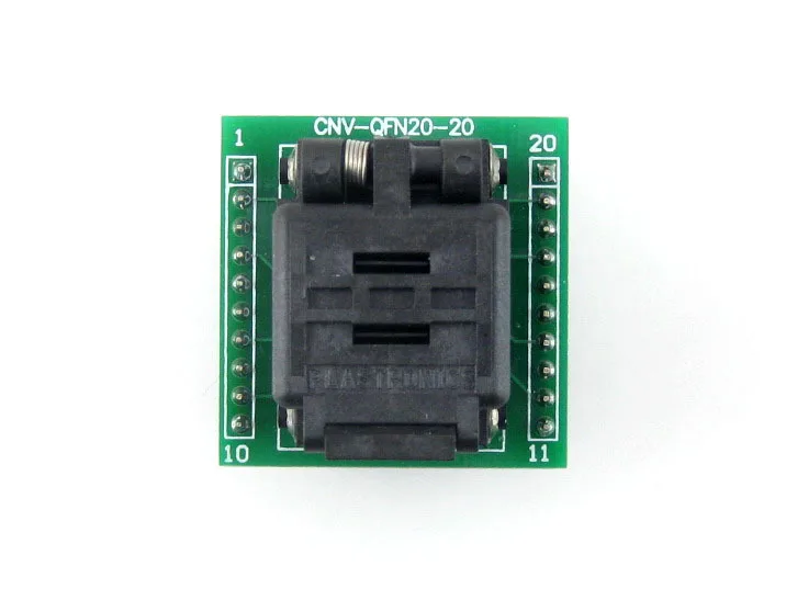 

QFN20 TO DIP20 Adapter MLF20 MLF20 MLP20 Plastronics 20QN50S14040 QFN IC Programming Adapter Test Burn-in Socket 0.5 Pitch