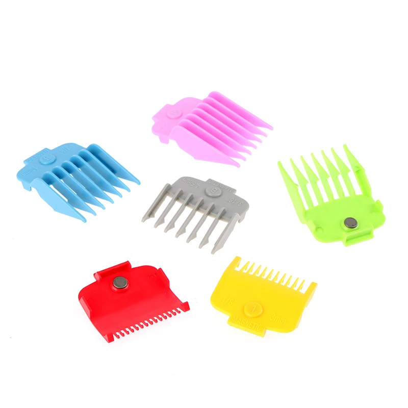 

6pcs Hair Clipper Limit Comb with Magnetic Trimmer Guide Attachment Hair Clipper