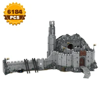 moc helms deep ucs scale fortress of war world famous medieval castle architecture building blocks construction set for boys