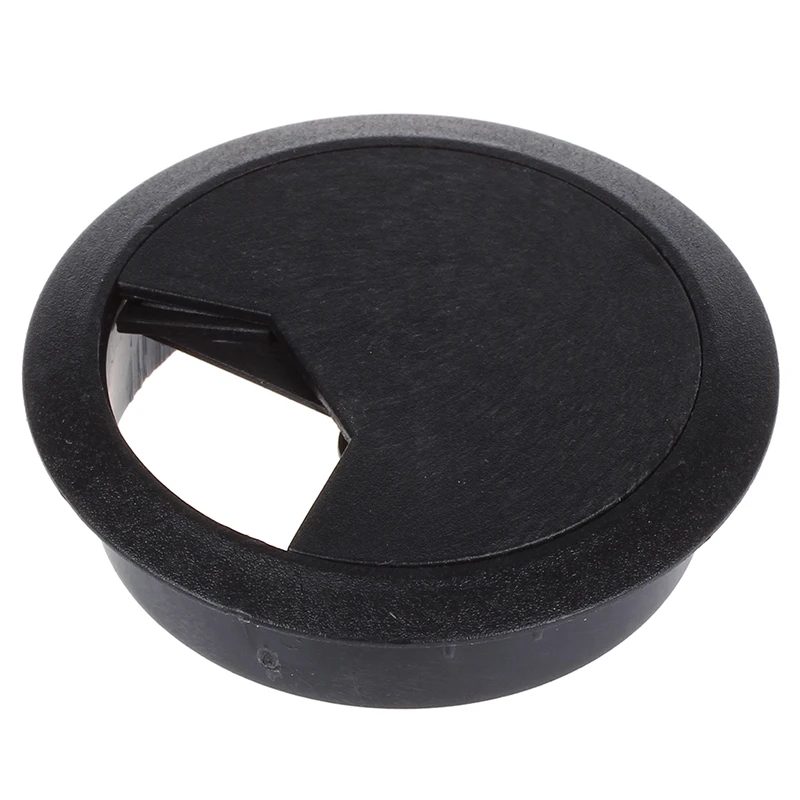

Computer Desk Table Grommet Cable Wire Hole Plastic Cover Black