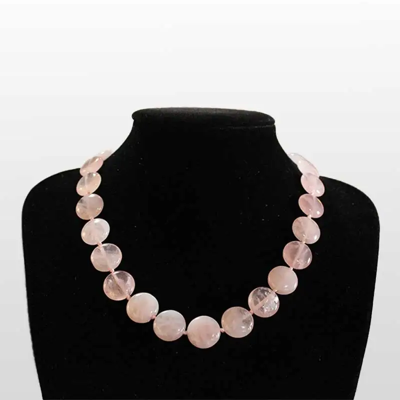 

New Arrival Natural Semi-Precious Stones Multi-color Crystal Ladies Necklaces Exquisite Small Gifts