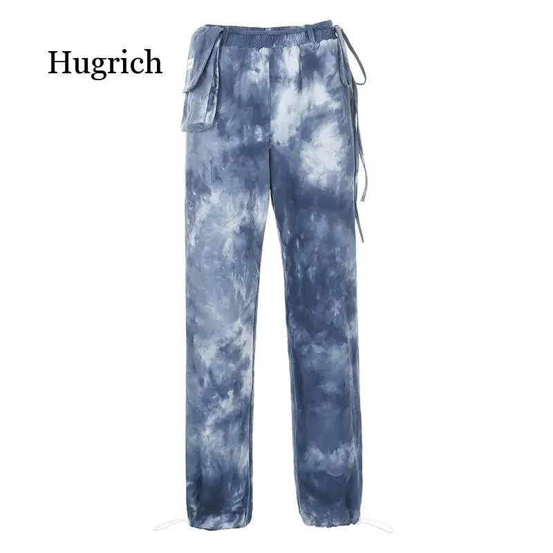 Женские прямые повседневные джинсовые брюки High Street с индивидуальным дизайном и