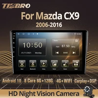 tiebro 2din android10 car radio for mazda cx9 cx 9 cx 9 tb 2006 2016 auto radio gps navigation bluetooth player stereo receiver